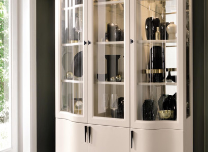 Classic Display case Wardrobe Cabinet Showcases Wood Living room Sideboards